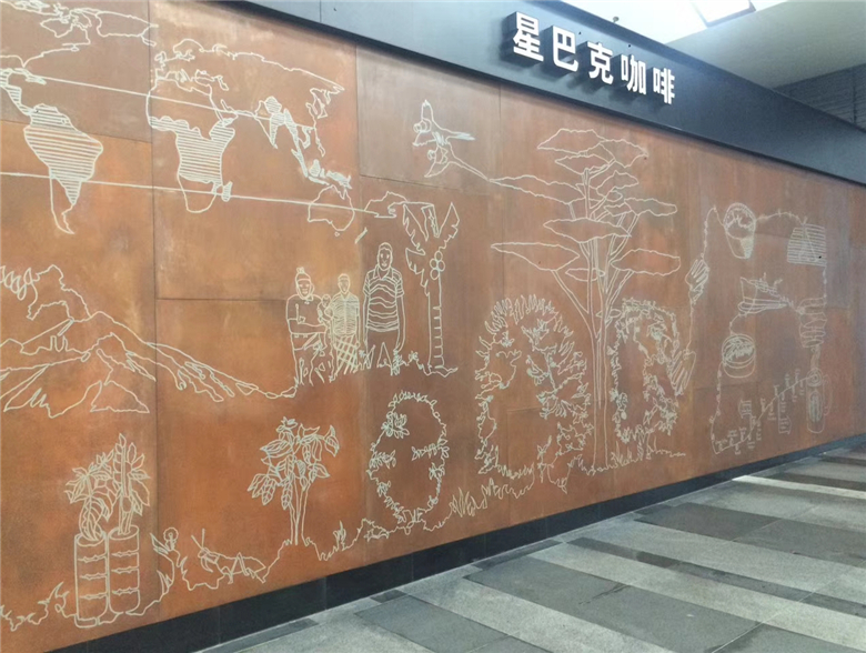 清江浦耐候钢幕墙